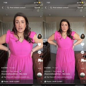 Ruffled Pink Maxi Dress